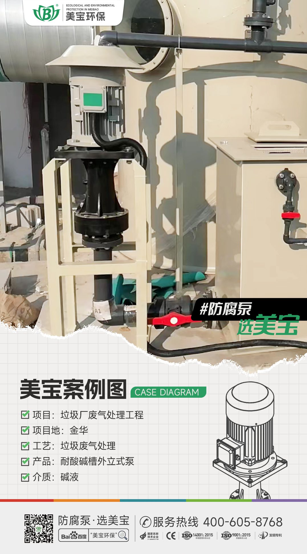 垃圾廠廢氣塔堿液噴淋用什么泵？